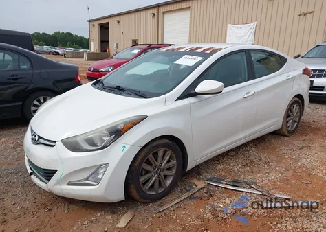 2014 Hyundai Elantra Se из США, поврежденный, VIN 5NPDH4AE2EH460749